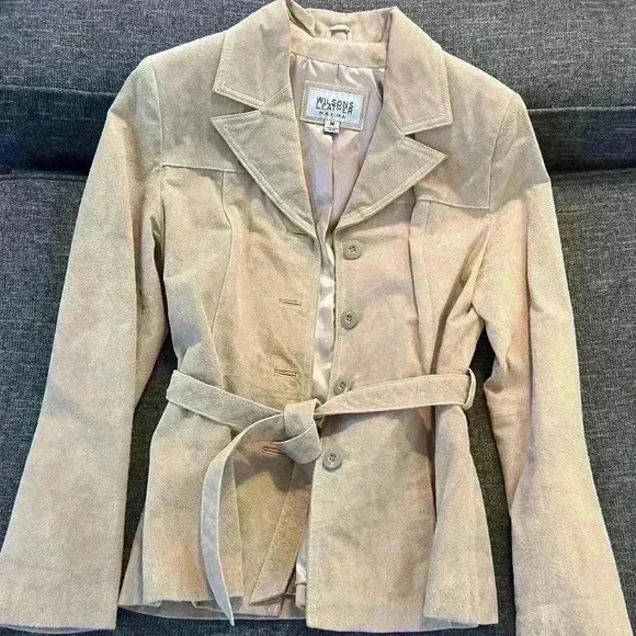 CLASSIC AND FABULOUS Wilson Suede Tan Jacket NWOT - Picture 1 of 5